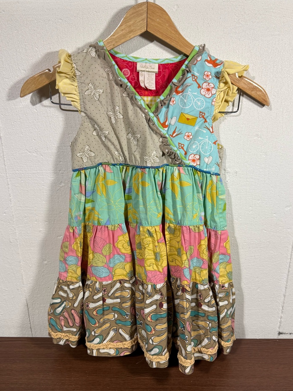 Matilda Jane ‘It’s a wonderful parade’ Rollercoaster Tiered Dress Sz 6